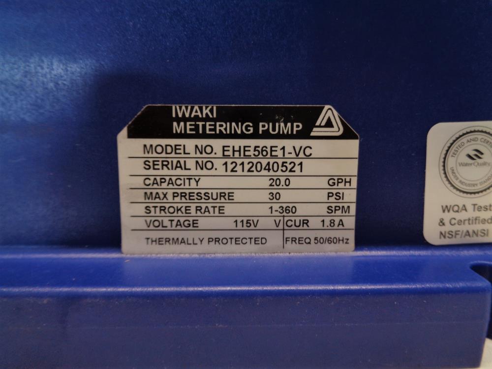 Iwaki Walchem EH-E Metering Pump EHE56E1-VC